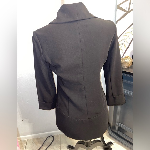 Harlowe & Graham Womens Small Black Jacket Blazer - Picture 3 of 5